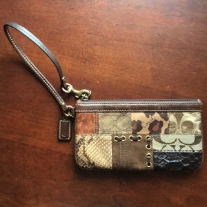 Coach Patchwork Wristlet/Clutch